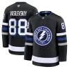 Män Ishockey Tampa Bay Lightning tröja Fanatics Premium Andrei Vasilevskiy 2024-25 Svart Tredje